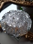 Vintage Bohemian Lead Crystal Hand Cut, произведено в Чехословакия., снимка 2