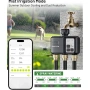 Интелигентен програматор 3 зони за поливане WiFi, управление с приложение, съвместим Android и iOS, снимка 10