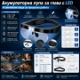 Акумулаторна увеличителна лупа за глава LED осветление очила за четене гоблени бродерия шиене мощна, снимка 7