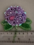 Handmade разкошна брошка - Хортензия , снимка 7