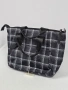 Нова дамска чанта Gerry Weber – черно-бяло каре, с дълга дръжка, снимка 3