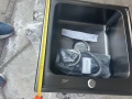 Чисто нова черна мивка за вграждане, снимка 4