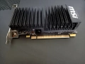 Видеокарта MSI GeForce GT 1030 2GHD4 LP OC / PCI-E / 2GB DDR4 / DP / HDMI, снимка 1