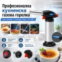 Мощна професионална газова горелка за запояване барбекю домашна кухненска запалка наргиле готвене, снимка 1