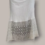 maxi dress with a textured bodice and a patterned lace hem, снимка 4