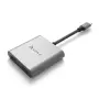 ADAM elements CASA Hub H2 2-в-1 USB-C Dual HDMI MST адаптер за дисплей , снимка 2