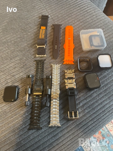Apple Watch 9, 45mm GPS + LTE (Cellular), снимка 5 - Смарт часовници - 54772947