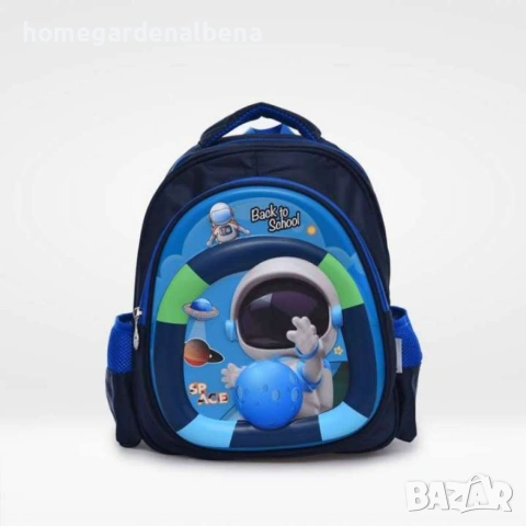 Детска водоустойчива раница с карикатура 35x31 см, за деца 2-5 години, различни мотиви, снимка 3 - Раници - 54143082