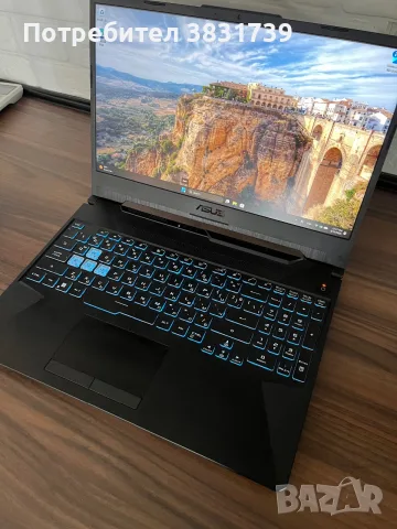 Лаптоп Asus Tuf Gaming a15, снимка 2 - Лаптопи за игри - 55692542