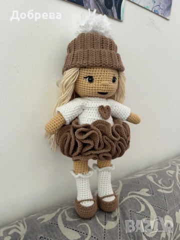 Кукла Никол Амигуруми, снимка 6 - Плюшени играчки - 55068437
