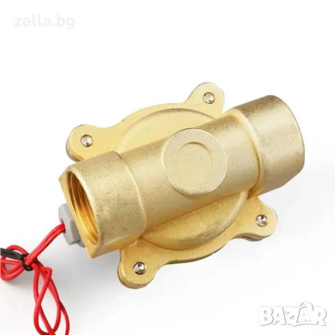 Електромагнитен клапан 220V 3/4 цола, нормално затворен, месинг, 1MPa - за поливни системи 10303, снимка 9 - Художествена литература - 54663227