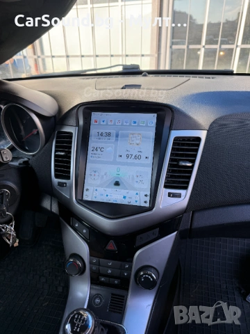 9.7" Мултимедия Chevrolet Cruze J300 Android 15 Круз Навигация Андроид