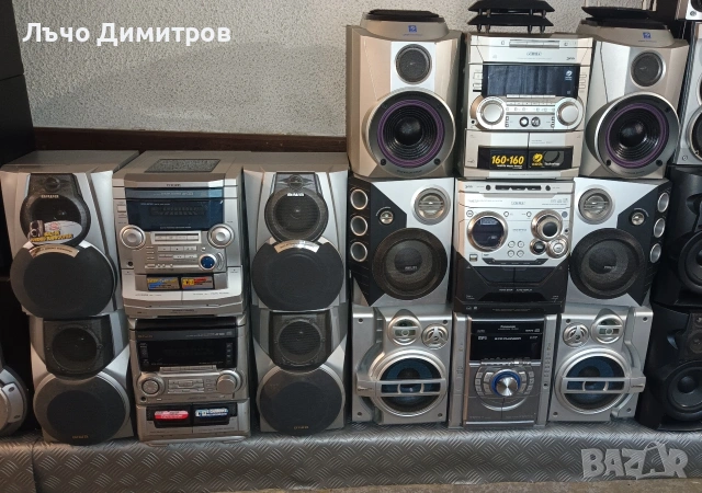 Аудио системи SONY - PANASONIC - AIWA- PHILIPS -JVC - SHARP - TECHNICS , снимка 8 - Аудиосистеми - 51622720