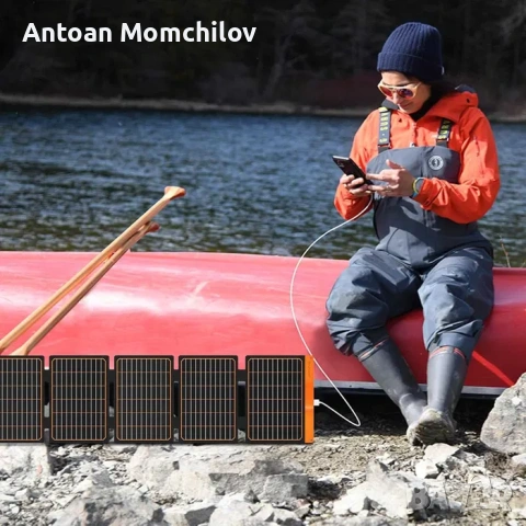 Соларен панел FlexSolar 60W сгъваем USB-C IP67, снимка 7 - Друга електроника - 54827769