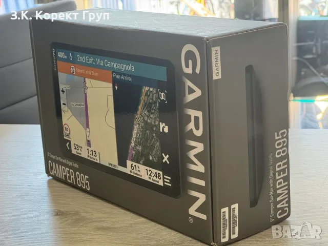 НОВА! GPS Навигация GARMIN CAMPER 895 MT-D, снимка 2 - Навигация за кола - 55485669