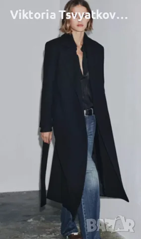 Нови палта Zara и кожено яке - перфектно състояние, снимка 2 - Палта, манта - 55619259