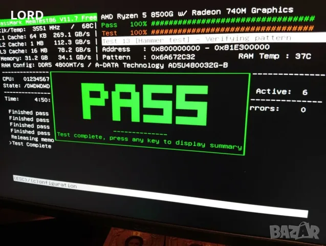 Рам памет 32GB DDR5 4800 ADATA, снимка 3 - RAM памет - 55322291