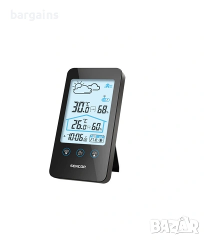 Sencor - Метеорологична станция с LCD дисплей, снимка 2 - Друга електроника - 54707962