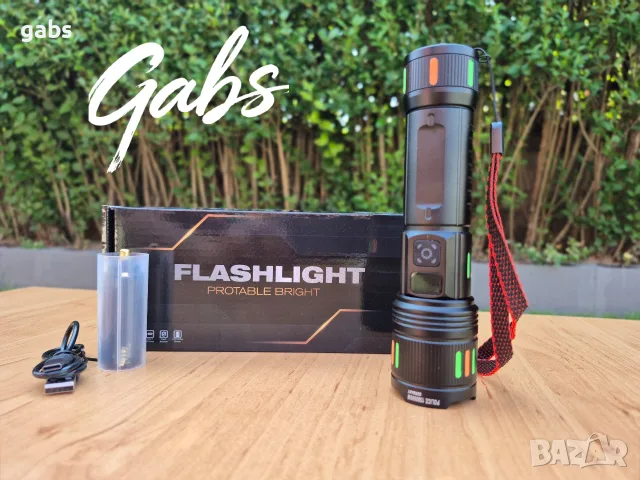 Компактен LED фенер FLASH-L с огромна светимост и мощна батерия с удължен заряд
