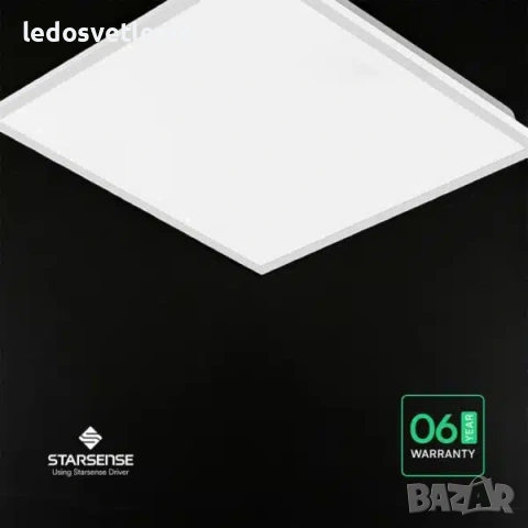 LED Панел 40W 4800lumen V-tac с CREE диоди и 6г гаранция 60×60см за скрит монтаж (за растер) в 4000к, снимка 9 - Лед осветление - 55055437