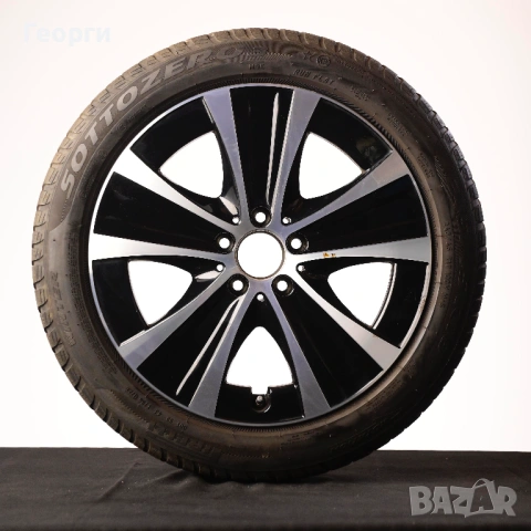 Комплект 4броя Гуми Pirelli Sottozero 3 245/45R18 100V DOT1723| Джанти 8Jx18H2-N ET43 A2134013700| Г, снимка 5 - Гуми и джанти - 54861986