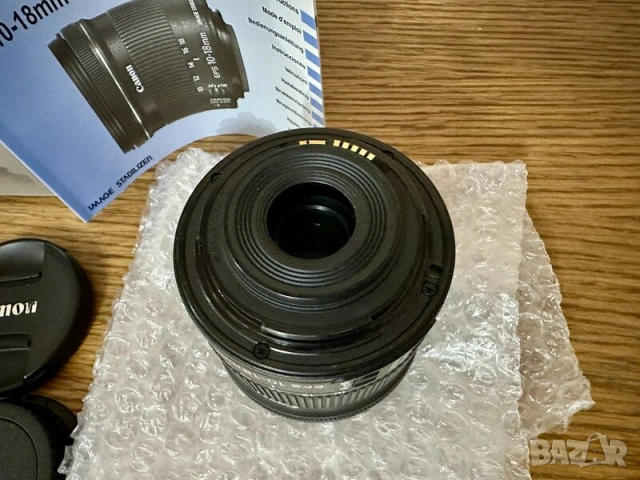 Обектив Canon Ef-s 10-18 mm f/4,5-5,6 IS STM, снимка 4 - Обективи и филтри - 54584132