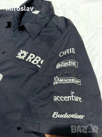Оригинална F1 риза BMW Williams F1 Team (Team Shirt) – Размер XL (Винтидж / Колекционерска), снимка 3 - Ризи - 55037050