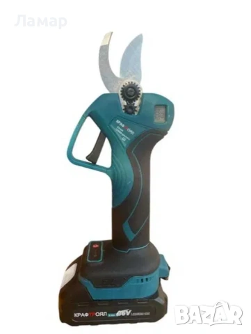 Акумулаторна лозарска ножица с дисплей за лозя и овошки 36V 8Ah