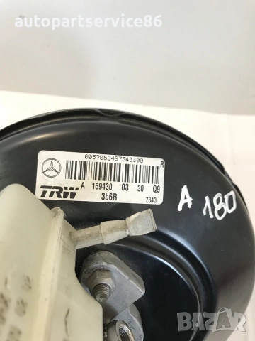 Спирачен серво усилвател с главен цилиндър за Mercedes W169 A180 CDI (2006) A1694300330, снимка 2 - Части - 55266116