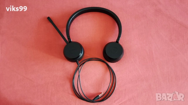 Слушалки с Микрофон Слушалки Jabra Evolve 30 II Stereo, снимка 3 - Слушалки за компютър - 54659413