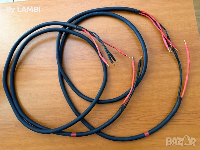 Audioquest Midnight 2 Bi-Wire  Speaker Cable 2,75m, снимка 4 - Други - 55640954