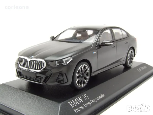 BMW I5 2023 - мащаб 1:43 на Minichamps моделът е нов в PVC дисплей-кейс