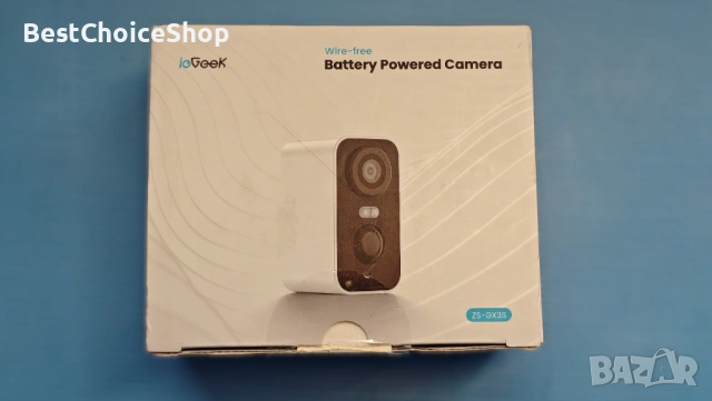 Камера ieGeek ZS-GX3S – Безжична умна външна охранителна камера. 2K 3MP WiFi, двупосочно аудио, снимка 2 - Камери - 54379826
