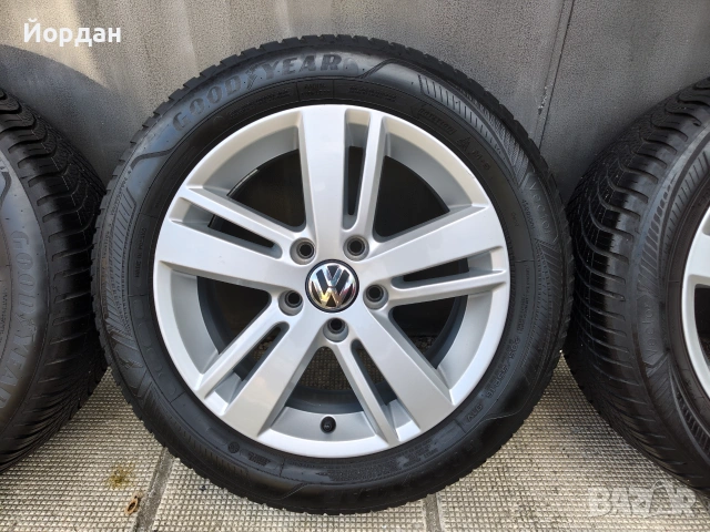 Джанти с гуми 205 55 16 ' 5x112 VW GOLF TOURAN / ФОЛКСВАГЕН 57,1 5х112, снимка 8 - Гуми и джанти - 55269099