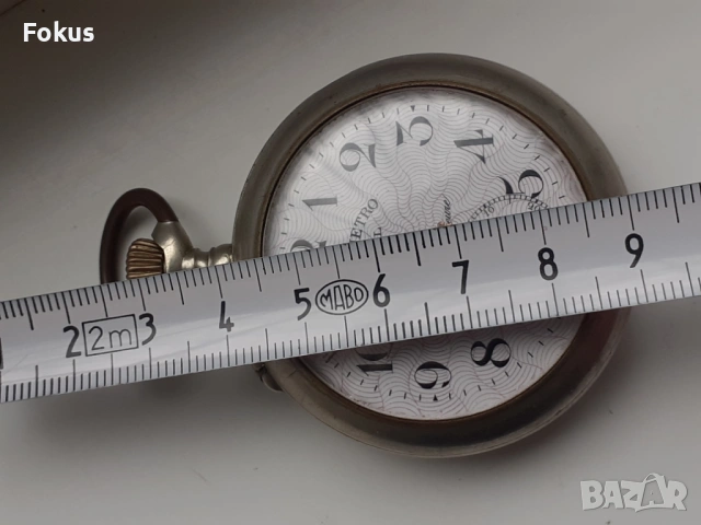 Стар джобен часовник Naval - работещ, снимка 7 - Антикварни и старинни предмети - 54070596