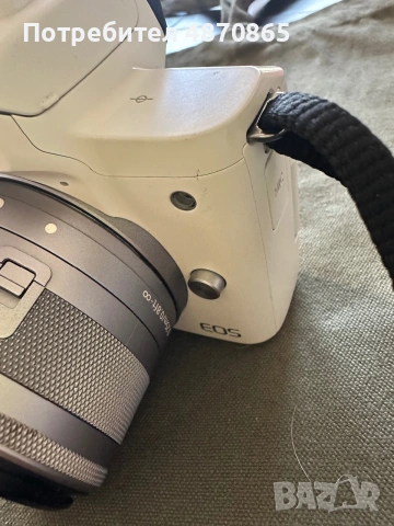 Canon EOS M50 Mark II White + EF-M 15-45mm IS STM, снимка 8 - Фотоапарати - 55092243