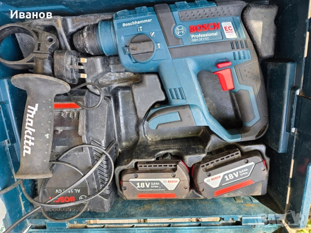 Перфоратор бош bosch gbh 18v ec