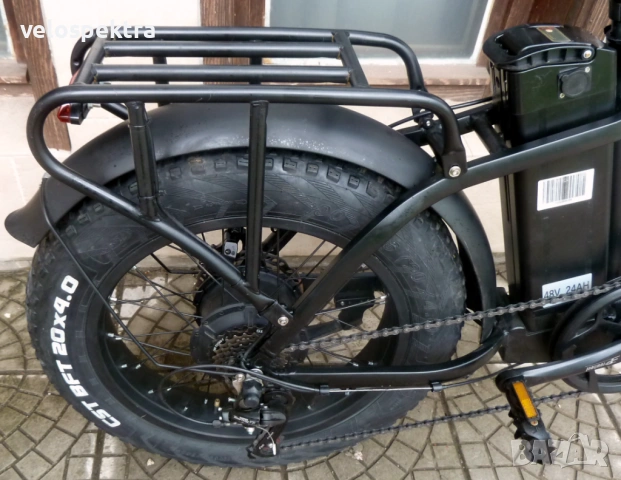 Електрически ФАТ  Е-Байк - сгъваем "пони" !  50 км.ч. !, снимка 17 - Велосипеди - 54282760
