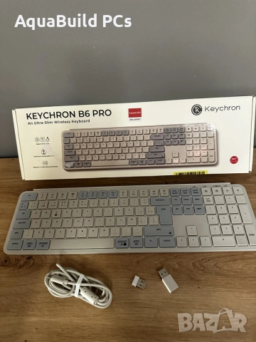 Keychron B6 Pro безжична пълноразмерна клавиатура нова , снимка 9 - Клавиатури и мишки - 55544076