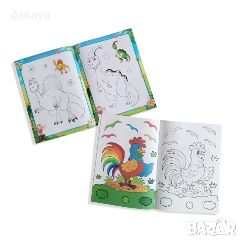 4832 Книжка за оцветяване Coloring And be Happy, снимка 6 - Детски книжки - 45912947
