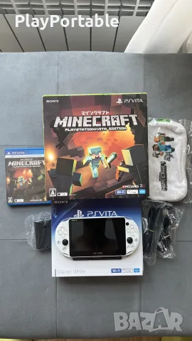 Ps Vita PCH-2000 Minecraft Limited Edition Complete in Box 8GB