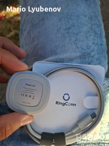 Смарт пръстен RingConn Smart Ring – Rose Gold (Пълен комплект със зарядно), снимка 2 - Друга електроника - 55669588