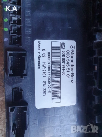 Заден SAM модул Mercedes W203 C-Class, снимка 2 - Части - 54854515