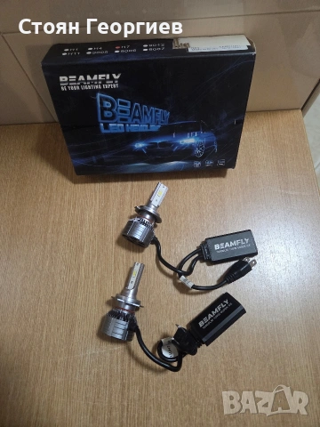 Комплект LED крушки за фарове BEAMFLY, модел X10H7.  , снимка 2 - Аксесоари и консумативи - 54397558
