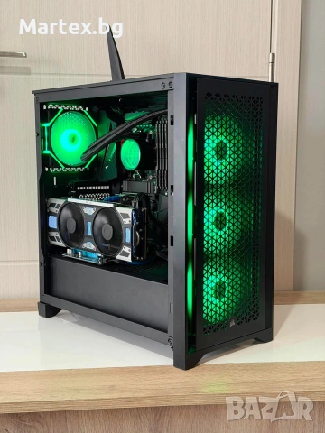 Геймърски компютър Ryzen 5 5600x, GTX 1080, 32GB, водно охлаждане, снимка 6 - Геймърски - 55191694