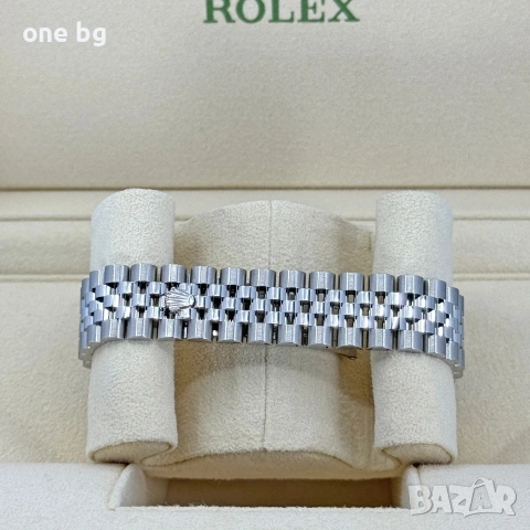 Rolex Datejust Silver Pink Roman Dial Ladies , снимка 10 - Луксозни - 55074216