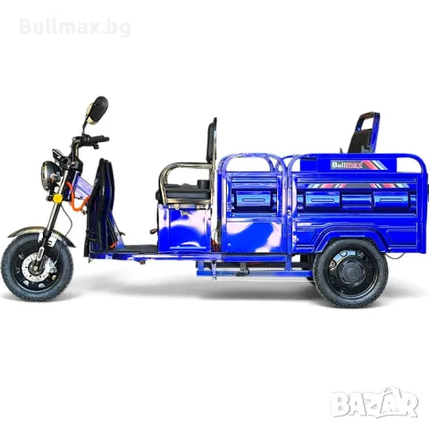 Подсилена триместна товарна електрическа карго триколка, 3500W, 600кг товароносимост, снимка 13 - Мотоциклети и мототехника - 55550569