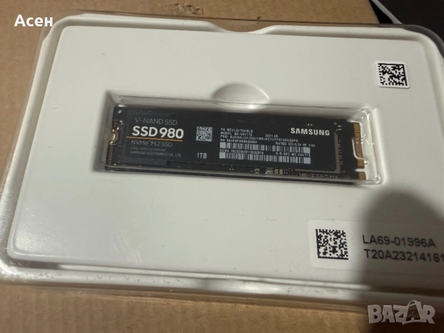 SSD 1TB Samsung 980 NVME, снимка 2 - Твърди дискове - 39402241
