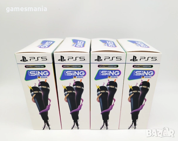 [ps5] Игра Let's Sing 2026 + 2 Микрофона/ чисто НОВИ/ Експресна доставка, снимка 3 - Игри за PlayStation - 55204173