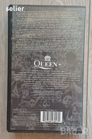 Queen – Greatest Flix III Оригинална VHS касета+ книжка Издание 1999г Състояние:VG+ Цена:15 евро  То, снимка 2 - Други жанрове - 55011678
